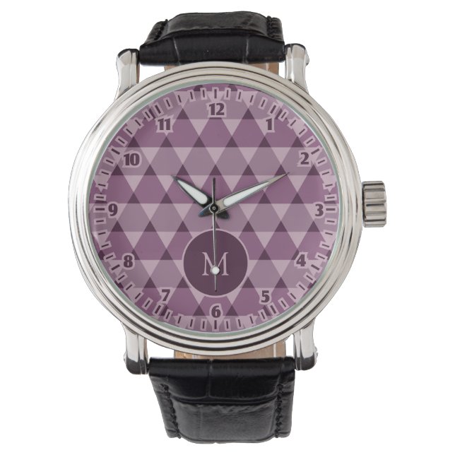 Montre Motif triangles (devant)
