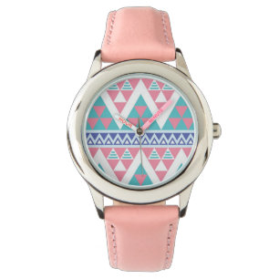 Montre Motif tribal aztèque coloré