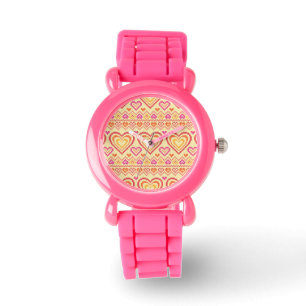 Montre Motif tricoté par Saint-Valentin