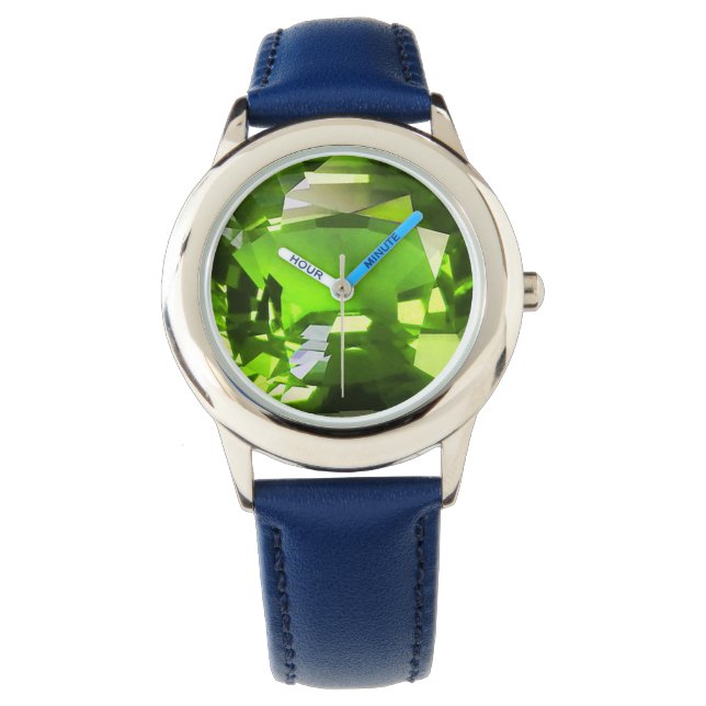 Montre Motif vert (devant)