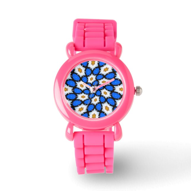 Montre Motifs de fleurs Cosmos (Recto)
