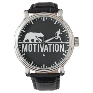 Montre Motivation amusante de l'entraînement - Bear Chasi