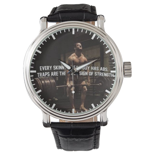 Montre Motivation de l'entraînement de la force - Pièges  (devant)