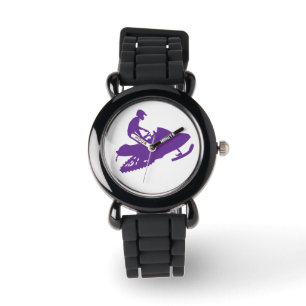 Montre Motoneige pourpre