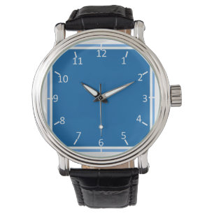 Montre Motoring bleu et blanc