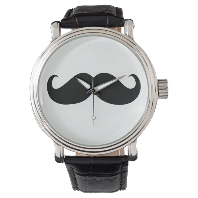 Montre Moustache drôle (devant)