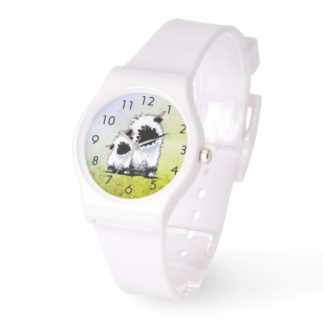 Montre Mouton Valais à nez noir  (Angle)