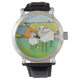 Montre Moutons dans le pré