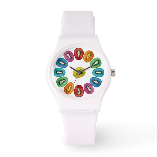 Montre Multicolor Kiwi Motif (Recto)