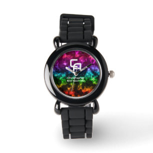Montre Multicolores de monogrammes fumées
