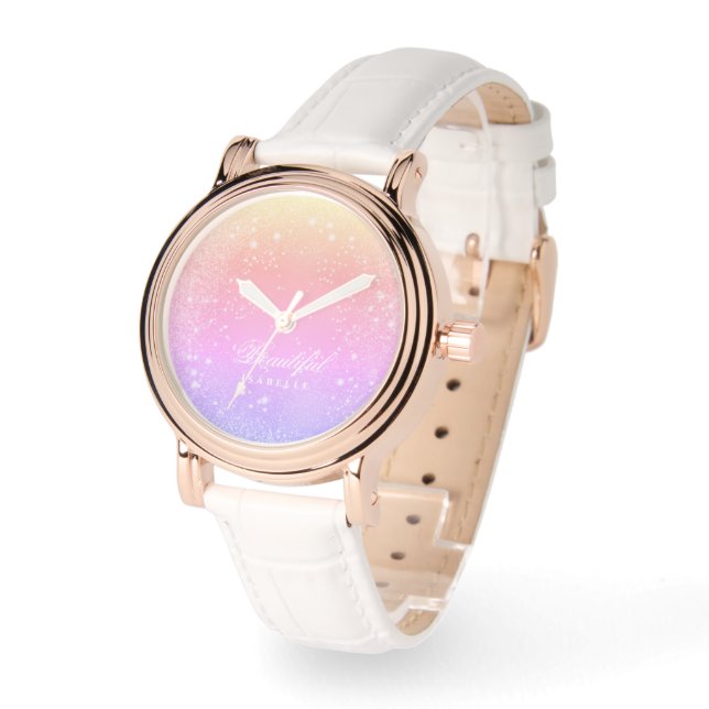 Montre Multicolores Soft Pastel Chic (Angle)