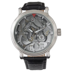 Montre Musique de recyclage de style mécanique