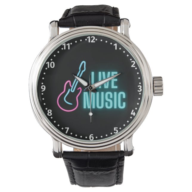 Montre Musique en direct Neon Guitare (devant)