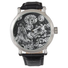 Montre My Super Halloween black and white