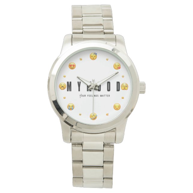 Montre MYMOOD Steel Emoji Watch (devant)