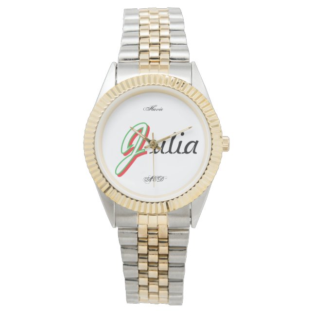 MONTRE NAME WATCH: JULIA HAVIC ACD (devant)