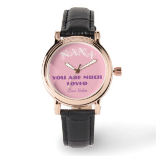 Montre Nana Cadeau Personnalisé De Nom Pour Grand-Mère