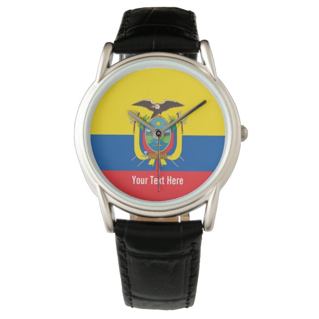 Montre National flag of Ecuador (devant)