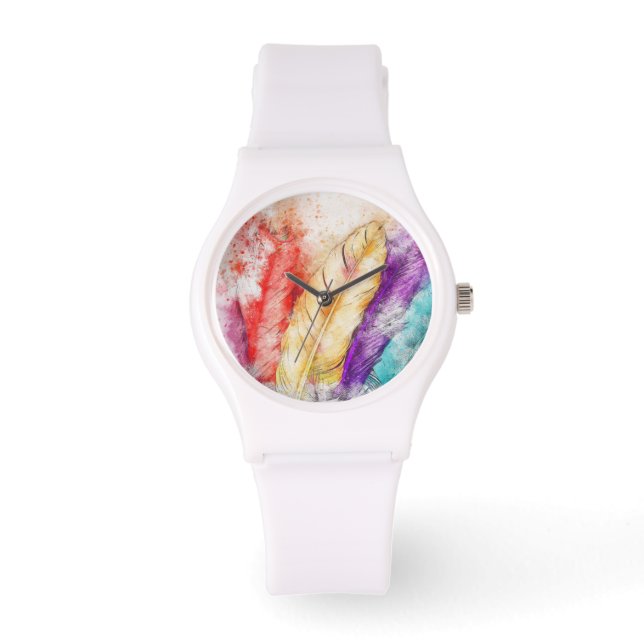 Montre Native American Feather. (Recto)
