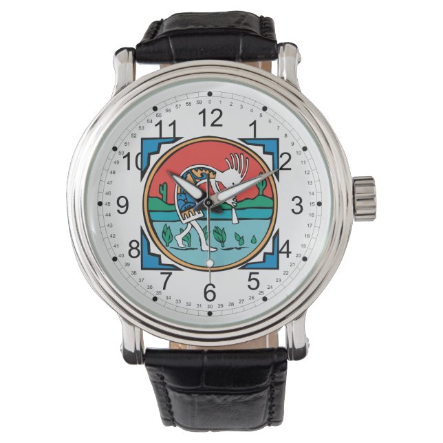 Montre Native American Indian Kokopelli (devant)