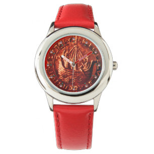Montre NAVIRE ANTIQUE, Sceau de cire rouge GALLEON