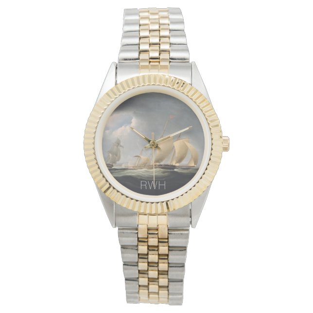 Montre Navires maritimes Monogrammes (devant)