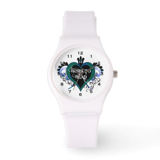 Montre Né à Bead Blue Heart Watch (Recto)