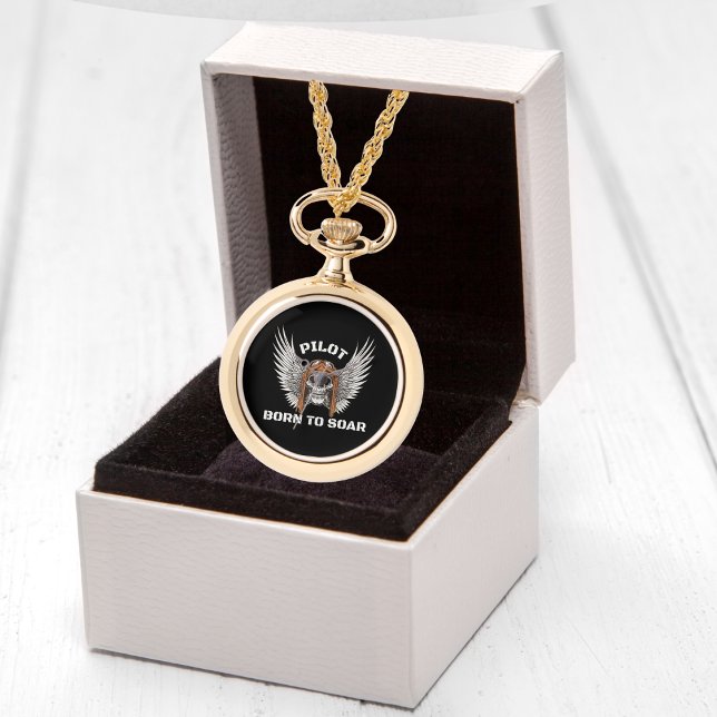 Montre Né À Soar, Pilote Cool De Crâne Et Propulseur D'Av (Créateur téléchargé)