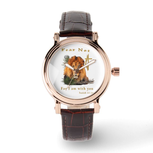 Montre Ne crains pas Ésaïe 41:10 (Recto)