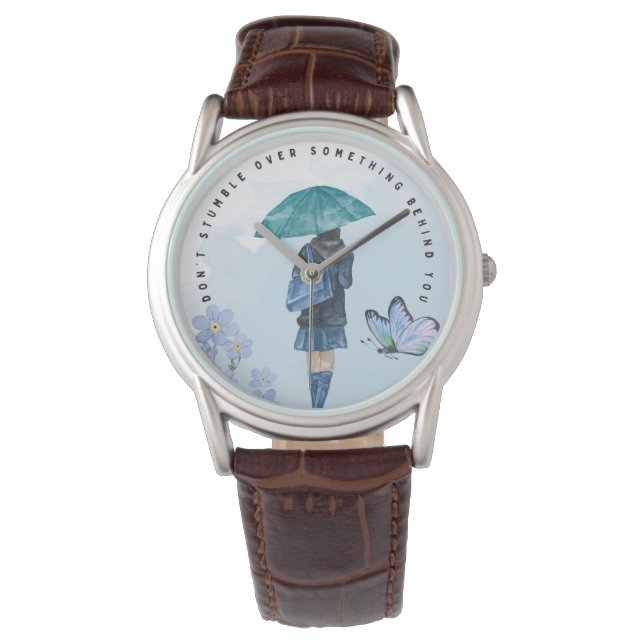 Montre Ne tombez pas sur quelque chose derrière vous (devant)