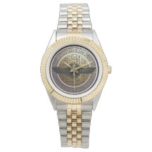 NeoAnkh 3D Golden Winged Ankh & Hieroglyphs Disk