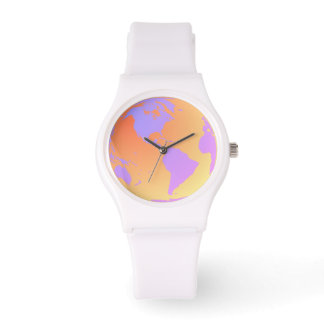 Montre Neon Globe Watch