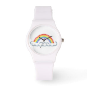 Montre Neon Rainbows Watch (blanc)