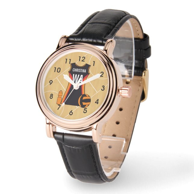 Montre Netball personnalisé (Angle)