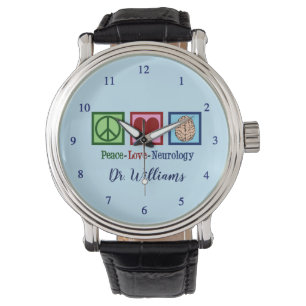 Montre Neurologie d'amour de paix - neurologue
