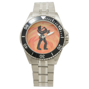Montre New York Boogie Nights Saxophone Orange