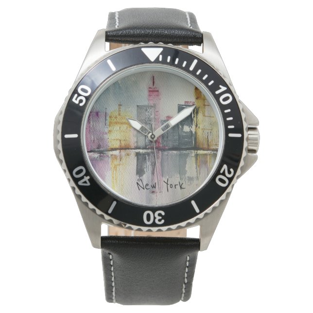 Montre New York NYC Skyline Cityscape (devant)