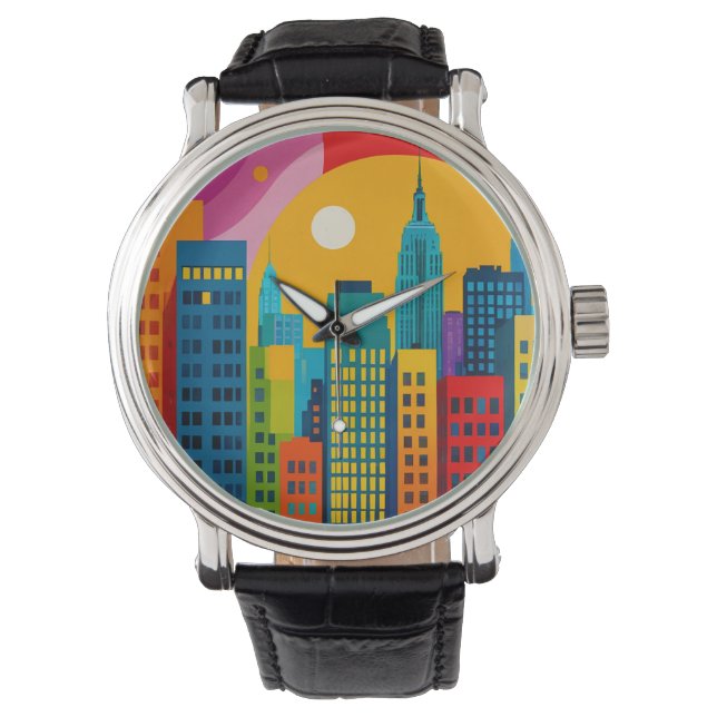 Montre New York Pop Art (devant)