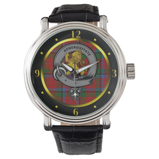 Montre Nicolson Clan Badge & Tartan Watch (devant)