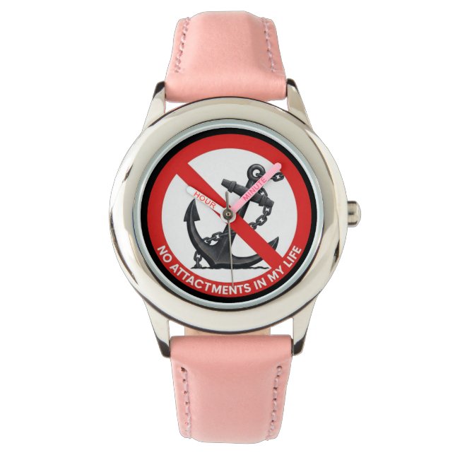 Montre No attachments in my life (devant)