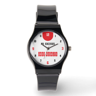 Montre No Excuses Just Results White