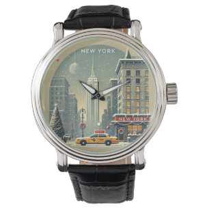 Montre Noël à New York   Statue de la Liberté