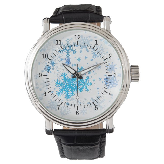 Montre Noël neige (devant)