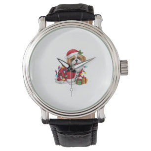 Montre Noël Père Noël Shih Tzu Chien Chien Chien Shih