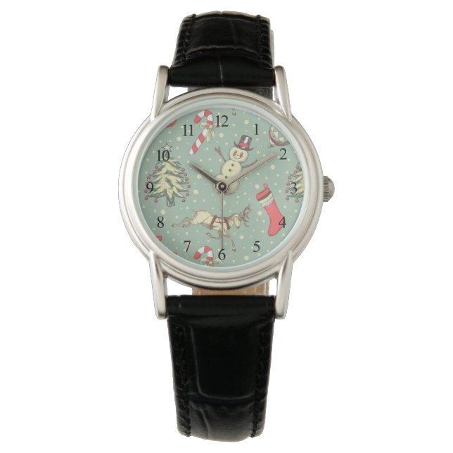 Montre Noël vintage (devant)