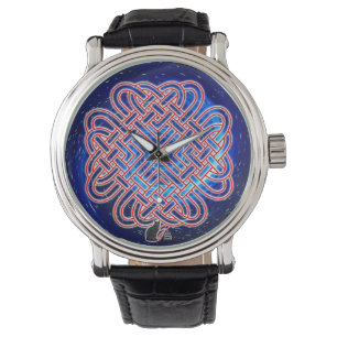 Montre Nœud d'amour celtique galactique