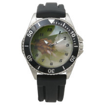 Montre noire protège-couronne pour hommes avec bra