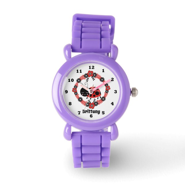 Montre Nom d'ajout de coccinelle (Recto)