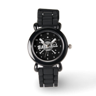 Montre Nom de base-ball personnalisé tendance Nombre d'en
