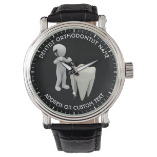 Montre Nom de chirurgien-dentiste d'orthodontiste de